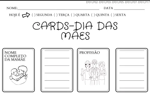 1º ano dia das mães